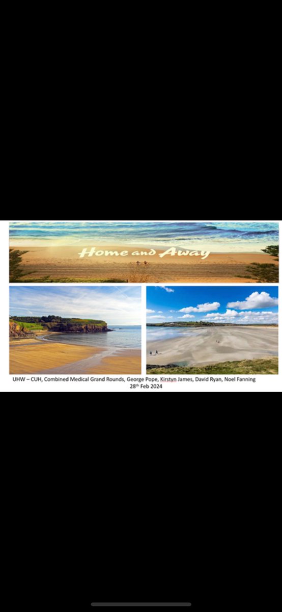 UHW Medical Grand Rounds (@uhwrounds) on Twitter photo Don’t miss tomorrow’s 1st joint <a href="/UhwRounds/">UHW Medical Grand Rounds</a> <a href="/CUH_Cork/">Cork University Hospitals</a> <a href="/UccDeptMed/">UCCDeptMed</a> grand rounds - ➡️insights from ‘home’ & ‘away’ re hyperacute stroke mx
👉1pm Elva Theatre, UHW
⚠️Teams link this week (not zoom)⚠️
<a href="/UHW_Waterford/">Univ Hosp Waterford</a> <a href="/NDTP_HSE/">NDTP</a> Don’t miss tomorrow’s 1st joint <a href="/UhwRounds/">UHW Medical Grand Rounds</a> <a href="/CUH_Cork/">Cork University Hospitals</a> <a href="/UccDeptMed/">UCCDeptMed</a> grand rounds - ➡️insights from ‘home’ & ‘away’ re hyperacute stroke mx
👉1pm Elva Theatre, UHW
⚠️Teams link this week (not zoom)⚠️
<a href="/UHW_Waterford/">Univ Hosp Waterford</a> <a href="/NDTP_HSE/">NDTP</a> 
