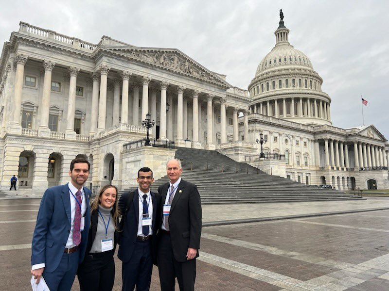 Utah (Dr. Lane Childs and @RathiNityam) and Idaho (@jacob_thatcher and I) teamed up for 6 Capitol Hill meetings! 

It’s so exciting to advocate on a large scale 🇺🇸 #AUASummit24 @AmerUrological