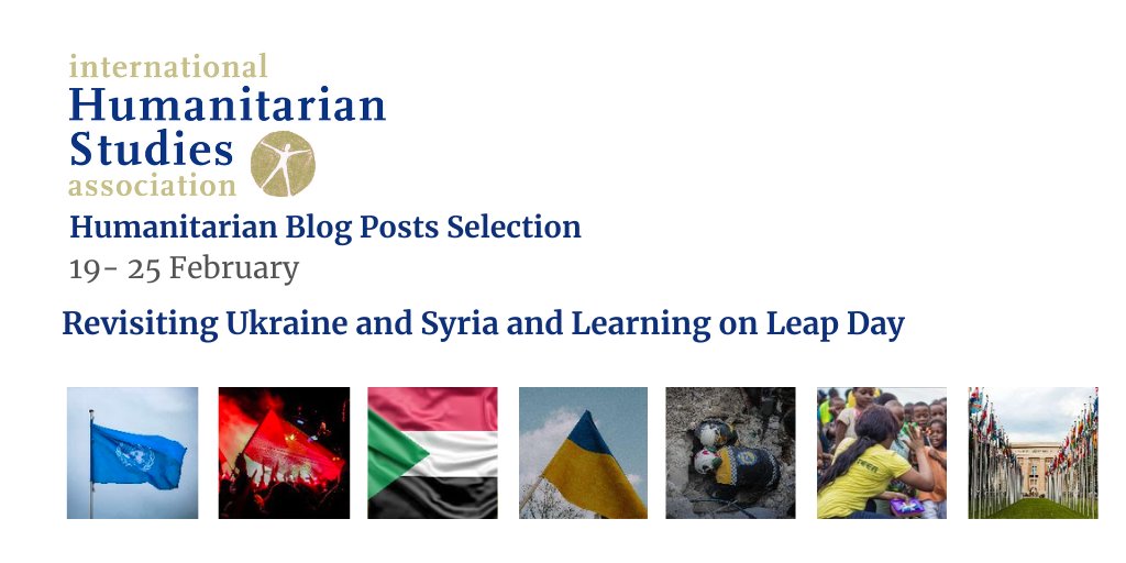 We're revisiting Ukraine and Syria and learning on Leap Day. Subscribe to read more from @UNReliefChief @GillKenne @Welthungerhilfe @HumAdGrp @M_cherongis @themrise ++ 🔗: tinyurl.com/nhbcvy4p