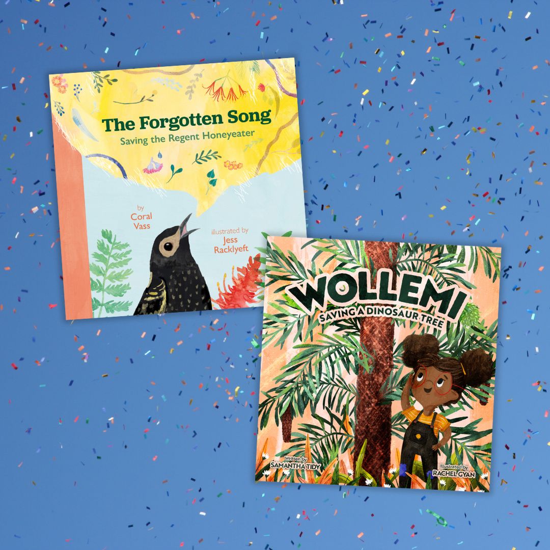We're excited: two of our kids' books have made the #CBCA2024 Notables list, in the Eve Pownall Award category! 🎉

The Forgotten Song by @coralvass, illustrated by @JessRacklyeft ✨

Wollemi by Samantha Tidy and illustrated by @rachelgyan ✨

@TheCBCA