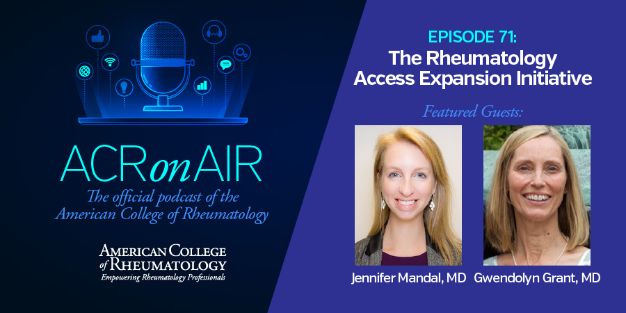 NEW EPISODE! What is The Rheumatology Access Expansion Initiative & how did our next guests use it to bring much needed #rheum care to the underserved population of the Navajo? Listen to discover this amazing story → acronair.org