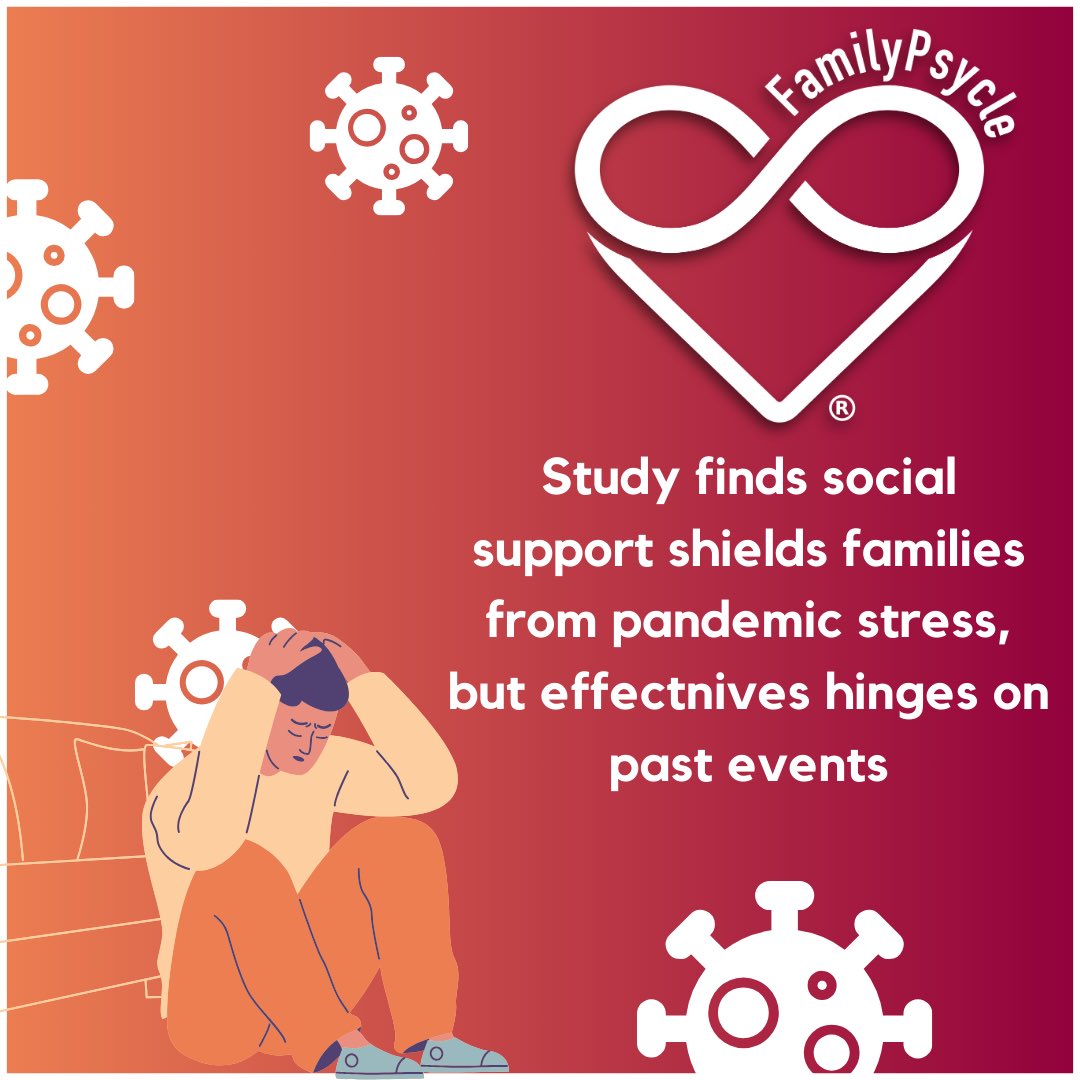 🔊Our recent study demonstrated that social support was protective against stress during the pandemic for families. However, this buffering depends on historical levels of adversity including traumatic events.

Click here for more: sciencedirect.com/science/articl…