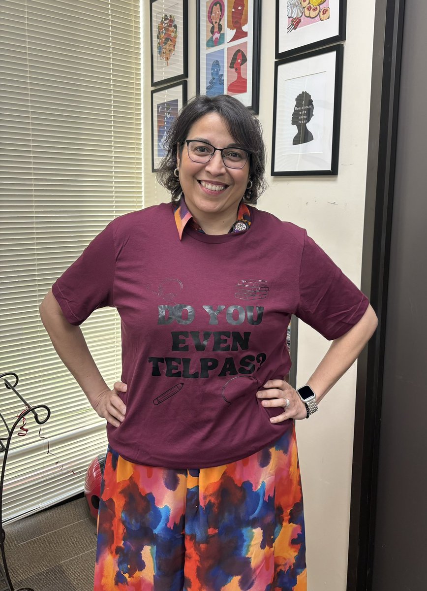 Shout out to @Carter_AISD teachers who are answering the question “do you even TELPAS?” with a resounding YES! In #MyAldine all #EBs TELPAS! ❤️💙 Thank you @mshernandez99 for my shirt! @drgoffney @CindyBuentello5 @DrFavy