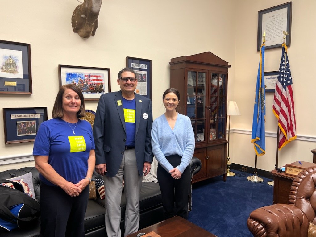 Thanks to @RepBice office and Jill for meeting with us today. Together we can #SaveMoreLives and #ProtectDonorJobs ! @NMDP_advocacy @nmdp_org @Jess_K_2