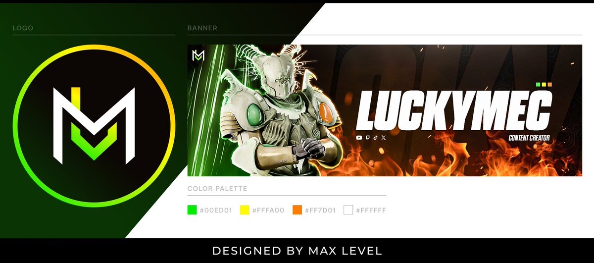 Recent Design Work! 🎨

- Thumbnail for <a href="/Aztecross/">Aztecross</a> 
- Sub Badges for <a href="/SaltagreppoD2/">Saltagreppo</a> 
- G2G Charity Flyer for <a href="/ClanArchive/">Archive</a> 
- Rebranding for <a href="/luckymec08/">luckymec</a> 

My Portfolio: maxlevel.live