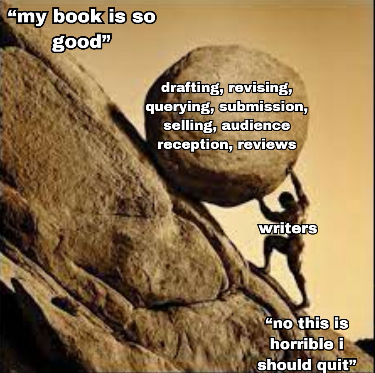 camiscribbles's tweet photo. whenever someone asks me what publishing feels like https://t.co/JKDkyTtU4s