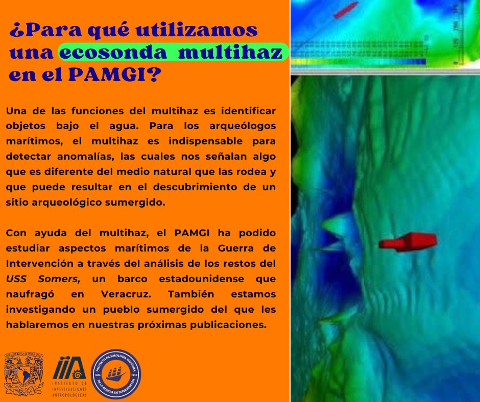 ¡Hola, navegantes!

Este día les compartimos qué es y cómo funciona la ecosonda multihaz para realizar exploraciones en arqueología marítima. 

#GeofísicaMarina #PAMGI #ArqueologíaMarítima #fyp