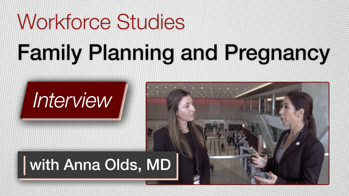 “Family Planning and Pregnancy Complications in Cardiothoracic Surgeons: An Interview with Anna Olds” | Senior editor <a href="/maraantonoff/">Mara Antonoff, MD, FACS</a> discusses the results of a US survey on birth rates and maternal health among female CT surgeons with <a href="/Anna_Olds/">Anna Olds</a>. 

ow.ly/XLxG50QIslw