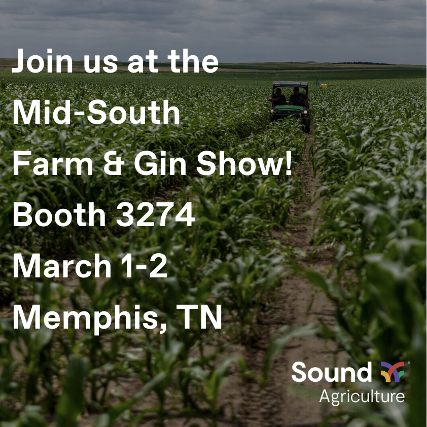 sound_ag's tweet photo. Are you attending the @farmandginshow March 1-2 in Memphis? Be sure to meet our team in Booth 3274 and discover how to give your crops access to a more efficient SOURCE of N&P.
#SOURCEIt #MSFGS2024 #farmandginshow https://t.co/6jNFrDjpAf