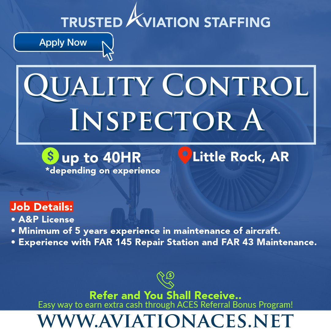 With ACES by your side, we go the extra mile to showcase you to hiring managers. We serve as the bridge, ensuring they grasp exactly why you stand out as the prime candidate for their open positions. CONTACT US TODAY👇 aviationaces.net/job-openings #aviationjobs #nowhiring