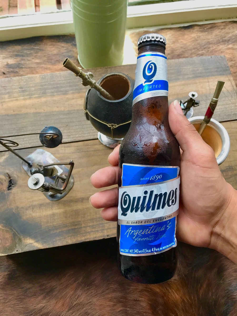 Cerveza Quilmes, a traditional Argentine lager available on Happy Hour 4-7pm 
•
•
•
•
#Malbec #Argentina #meat #Phillyfood #Phillyeats #Philadelphia #eaterphilly #phillygram #phillyeats #phillyfoodie #foodie #bar #brunch #philly #cocktails #discoverphl #wine #happyhour