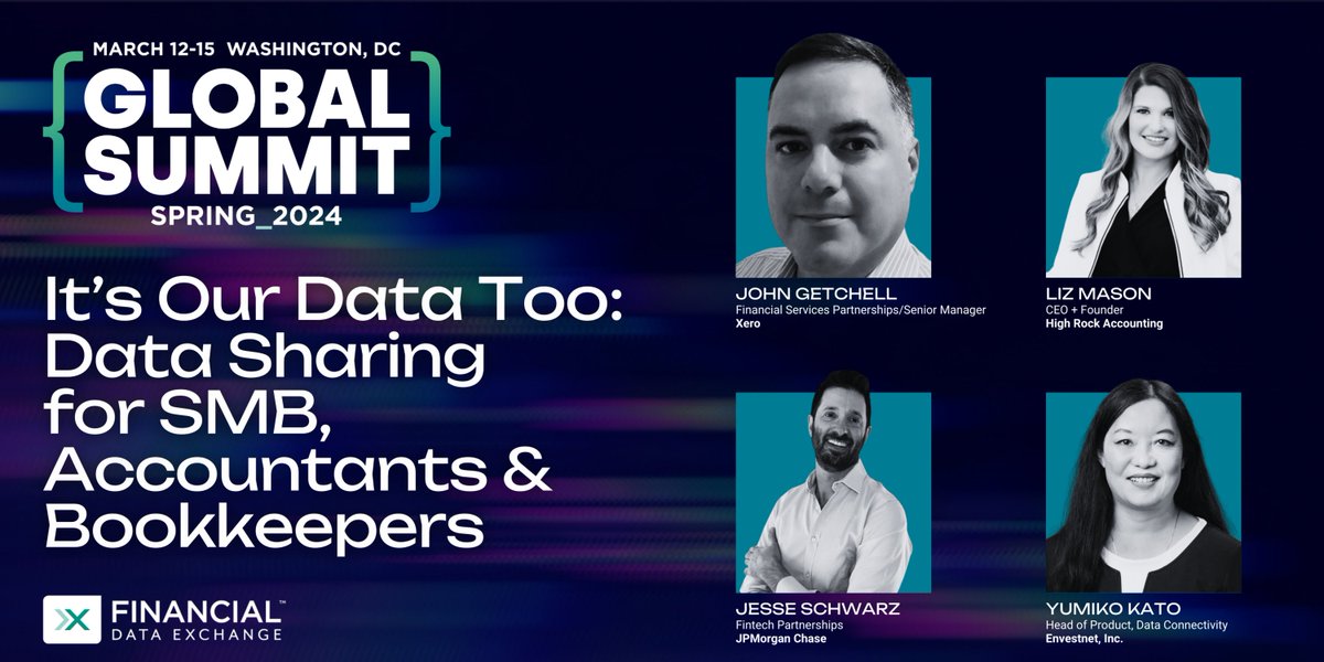 🚀Exciting news alert! 🚀Our Founder, <a href="/LizzyNorMa/">Liz Mason</a> will be sharing her expert insights on small business data at the #FDXGlobalSummit! 😎 If you're passionate about open banking data and the power it has in the economy, this <a href="/FDXOrg/">FinancialDataExchange</a>  event is one you can't afford to miss! #FDXAPI