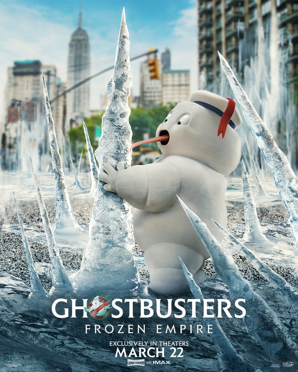 Ghostbusters's tweet photo. Big freeze. Bigger ghosts.

#Ghostbusters: Frozen Empire is exclusively in movie theaters March 22. https://t.co/5Dc9A5P491