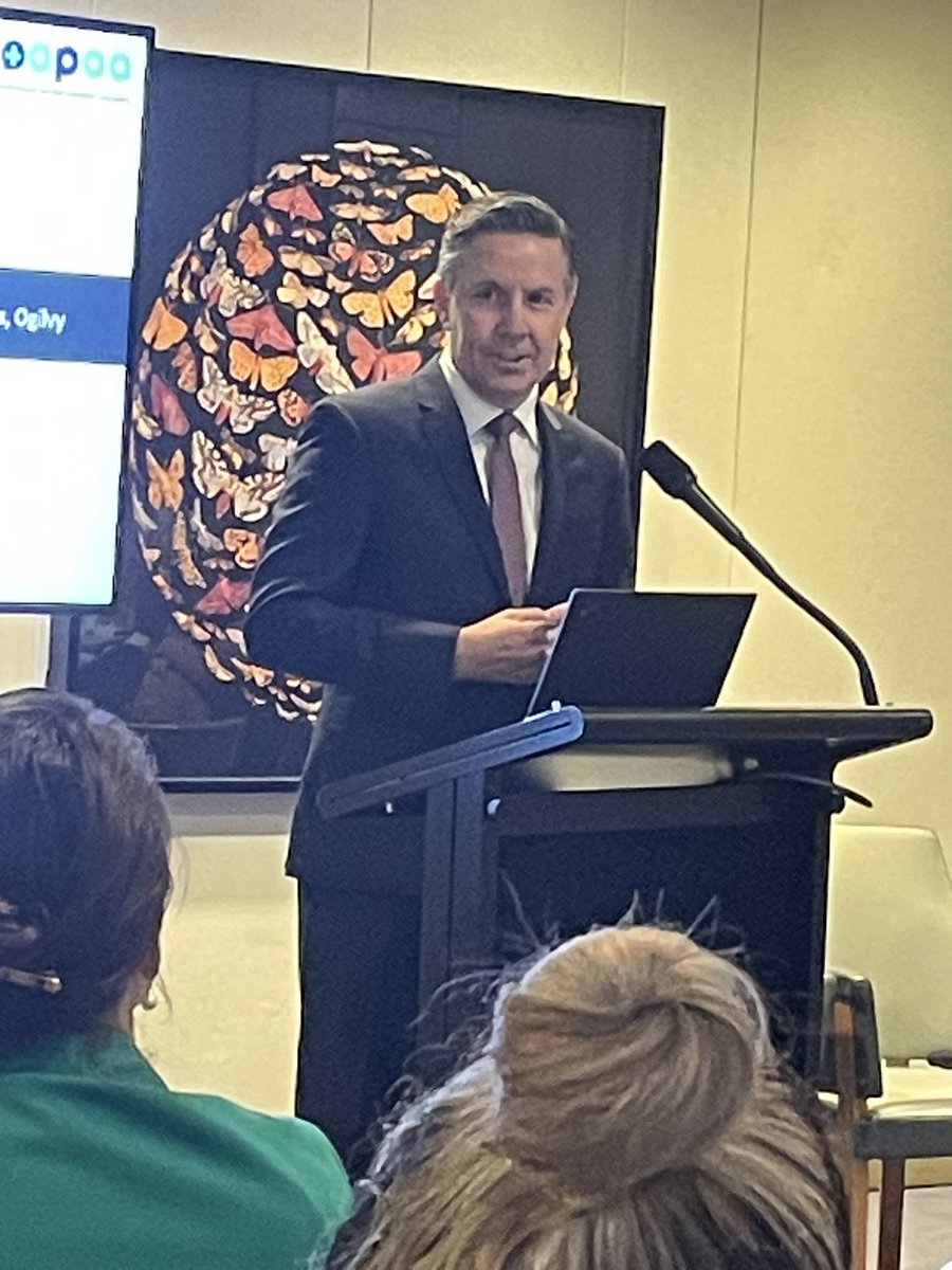 APAA Summit Day 2 
Minister Butler addressed the APAA Summit today &amp; shared his and the Government’s passion for and commitment to  Medicare &amp; Bulk Billing and a prevention strategy for obesity.