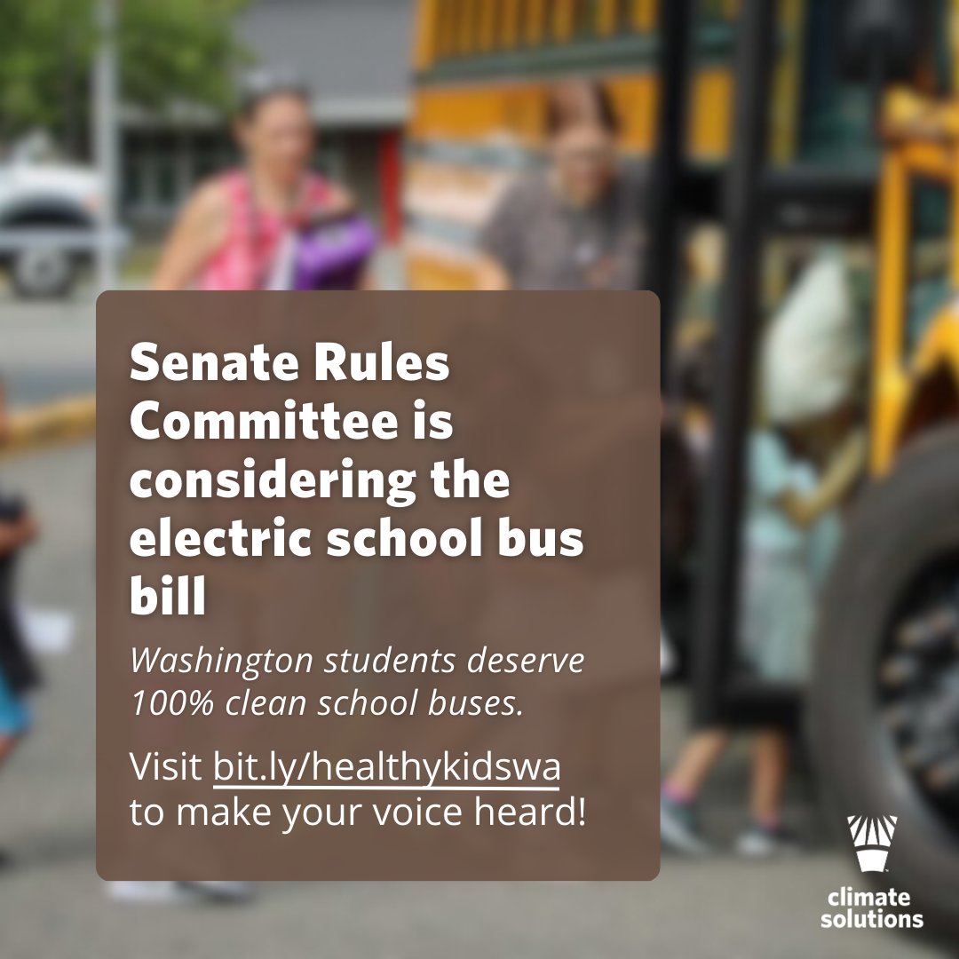 K-12 students in Washington state deserve to breathe clean air, but dirty diesel school buses are a major source of air pollution. Can we count on your support? #HB1368
bit.ly/healthykidswa
#waleg #cleanair #electricschoolbus