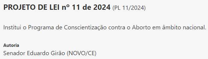 PL 11/2024 www12.senado.leg.br/ecidadania/vis… #PL11_2024 #ecidadania