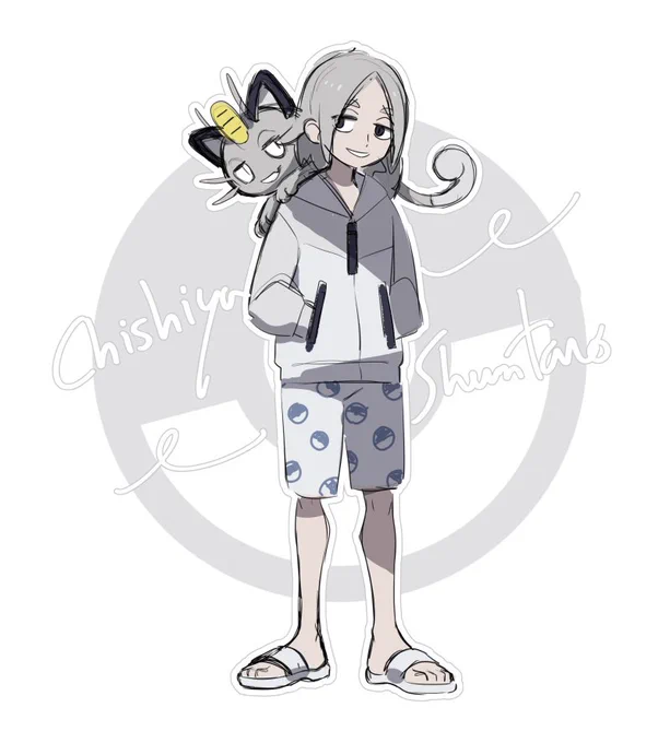 aib x pkmn doodle because i had to 