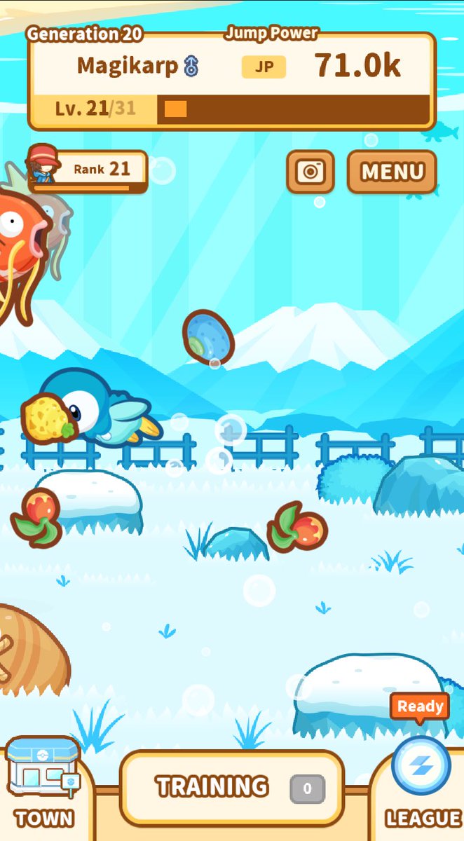 Magikarp! Jump! #Magikarp appkmn.com/mj