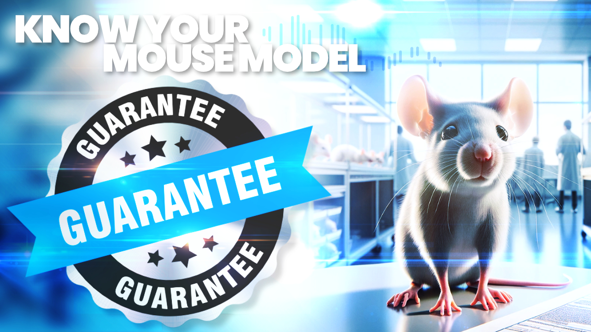 Know your Mouse Model Guarantee!  We will do whatever it takes to deliver the model you purchased. Check out our latest newsletter to learn more! #MouseModel #BiomedicalScience #ScienceCommunication #ResearchHighlights #AcademicTwitter #geneediting #mousemodels #genetargeting
