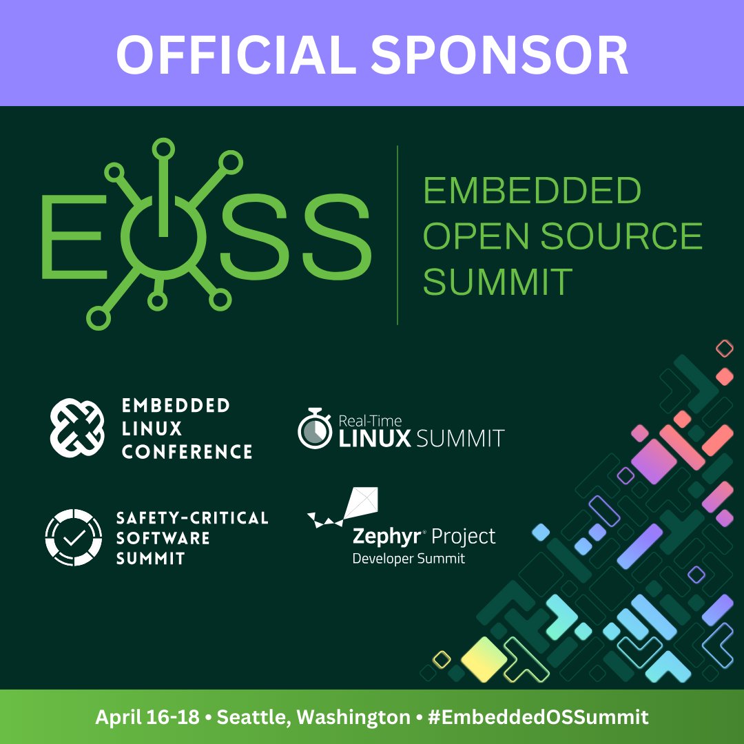 Janel Kratky (@jlkratky) on Twitter photo .<a href="/ADI_News/">Analog Devices, Inc.</a> is a silver sponsor for #EmbeddedOSSummit, taking place April 16-18 in Seattle, WA! 1⃣ registration = access to 4⃣ events covering the most cutting edge topics in #embedded #OpenSource today. Register now! bit.ly/3To0FtT <a href="/linuxfoundation/">The Linux Foundation</a> .<a href="/ADI_News/">Analog Devices, Inc.</a> is a silver sponsor for #EmbeddedOSSummit, taking place April 16-18 in Seattle, WA! 1⃣ registration = access to 4⃣ events covering the most cutting edge topics in #embedded #OpenSource today. Register now! bit.ly/3To0FtT <a href="/linuxfoundation/">The Linux Foundation</a>