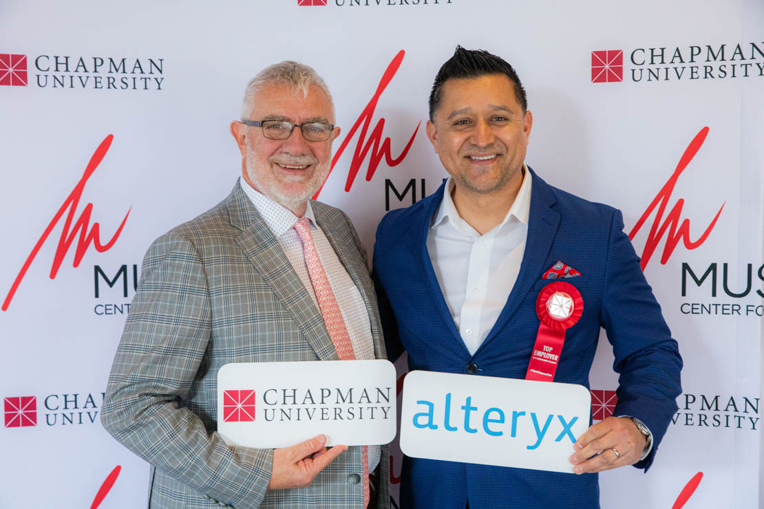Honored to accept the Top Employers 2024 Award on behalf of @alteryx from @ChapmanU President Daniele Struppa. We're committed to creating a great workplace and offering #students free access to our #Alteryx AI Platform for Enterprise Analytics. #TopEmployer #AlteryxPride 🏆✨