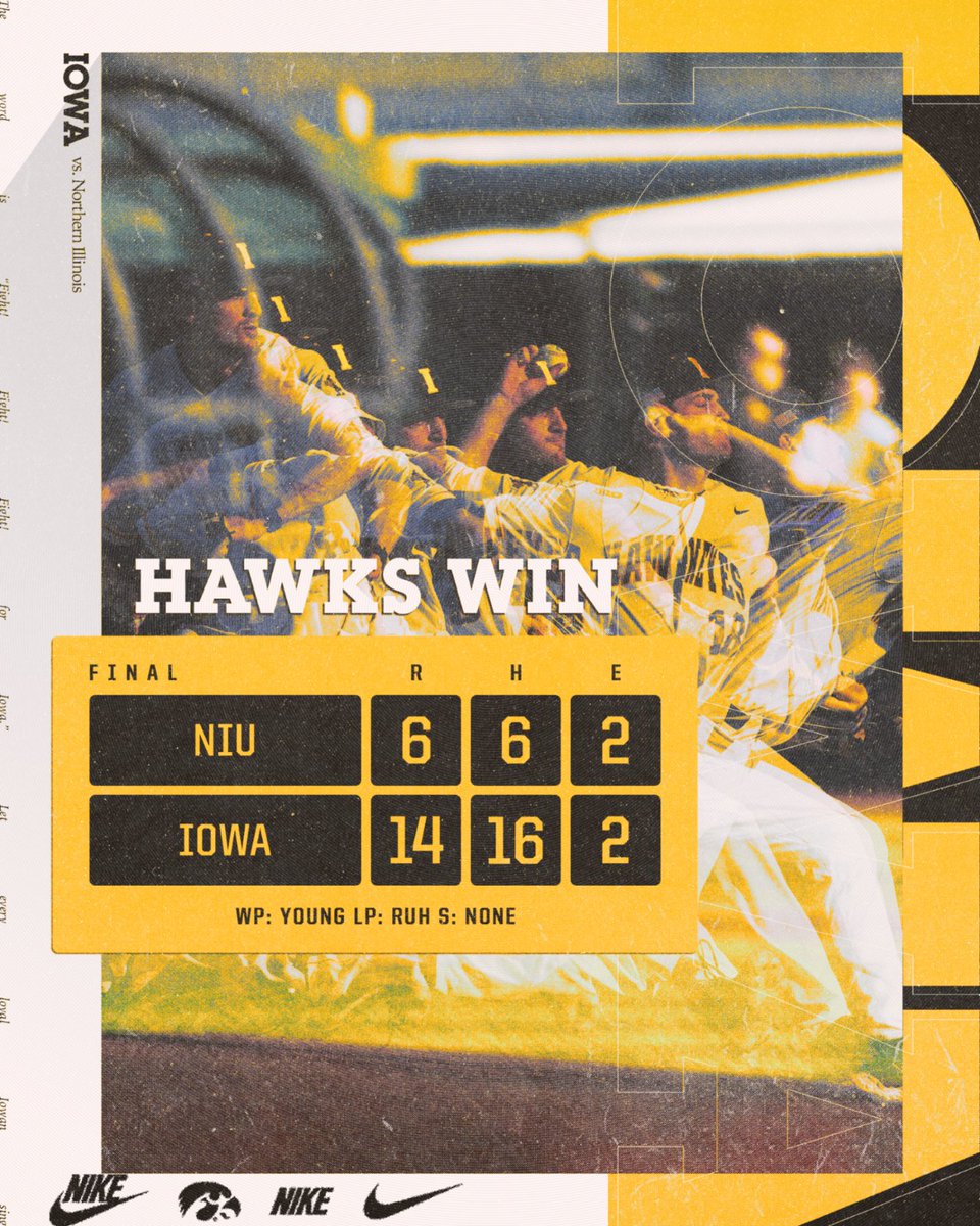 Tuesday W 😁 

#Hawkeyes
