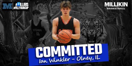 Excited to announce my commitment to Millikin University to continue my academic and basketball career! Huge thanks to all of my coaches, family, and friends that have helped and supported me along the way. Go Big Blue!🔵🔵