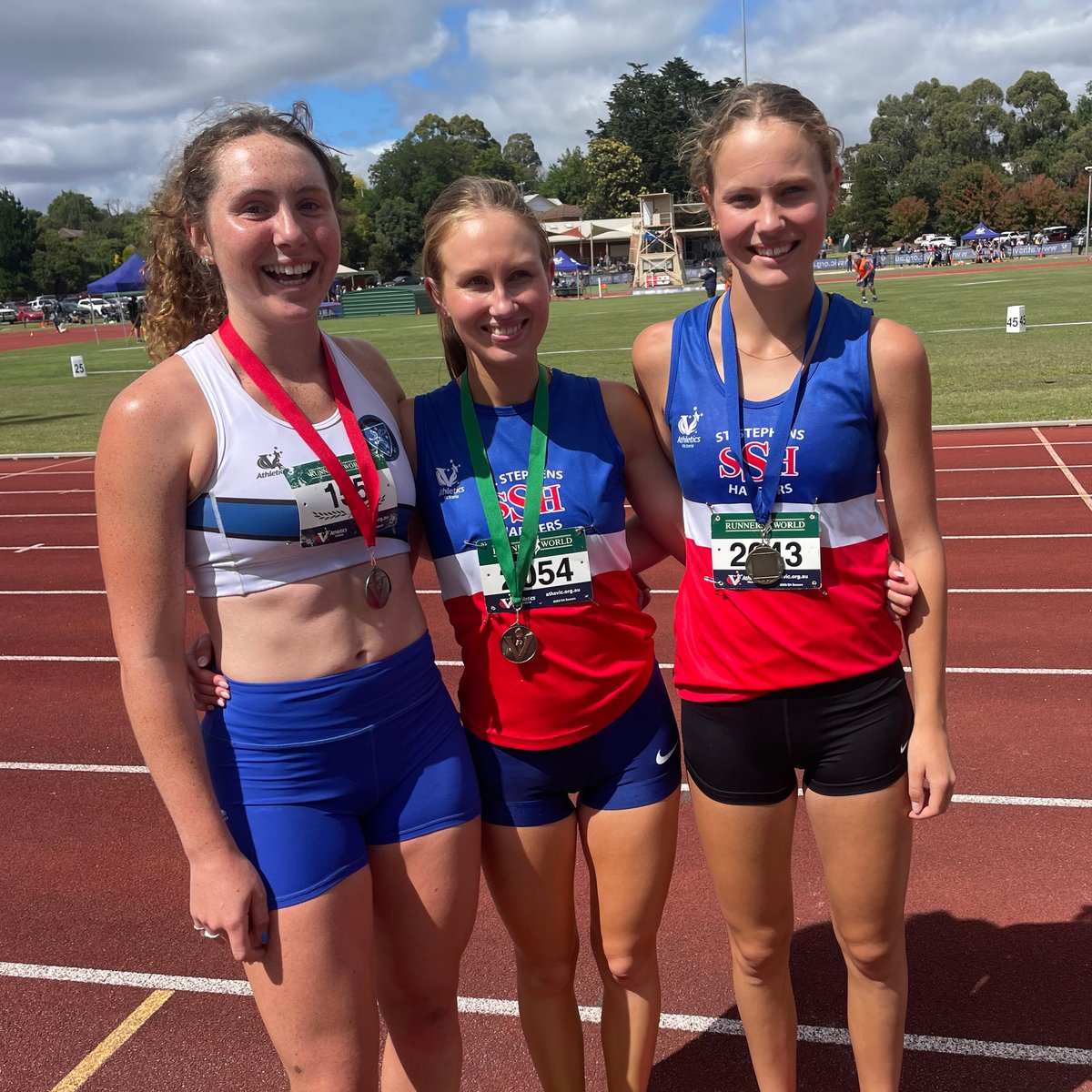 Congrats to Alice Oakley-Kerr (OW2020), Zoe Woods (OW2020) and Meg Oakley-Kerr (OW2018) on their history-making trifecta at the Vic State Track and Field Championships. First, second and third respectively in the Women's Open 3000m Steeplechase - a first for Wesley!