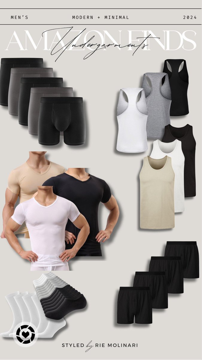 riemolinari's tweet photo. Men’s undergarments #mensfashion #mensstyle #fashion #founditonamazon

Follow my shop @styledbyriemolinari on the @shop.LTK app to shop this post and get my exclusive app-only content!

#liketkit #LTKstyletip #LTKmens #LTKfitness
@shop.ltk
https://t.co/05csTRbKTx https://t.co/2ZXrt22ooG