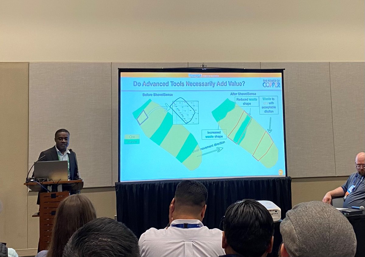 International Mining (@im_mining) on Twitter photo The use of MineSense's ShovelSense in the mining of high contrast ore-waste contacts at Freeport's Chino copper mine has resulted in more than 10% truck diversions, Maurice Sunkpal said at #SME2024 today | tinyurl.com/mvezce7z <a href="/minesensetech/">MineSense Technologies Ltd.</a> <a href="/FM_FCX/">Freeport-McMoRan</a> <a href="/smecommunity/">SME</a> #oresorting The use of MineSense's ShovelSense in the mining of high contrast ore-waste contacts at Freeport's Chino copper mine has resulted in more than 10% truck diversions, Maurice Sunkpal said at #SME2024 today | tinyurl.com/mvezce7z <a href="/minesensetech/">MineSense Technologies Ltd.</a> <a href="/FM_FCX/">Freeport-McMoRan</a> <a href="/smecommunity/">SME</a> #oresorting