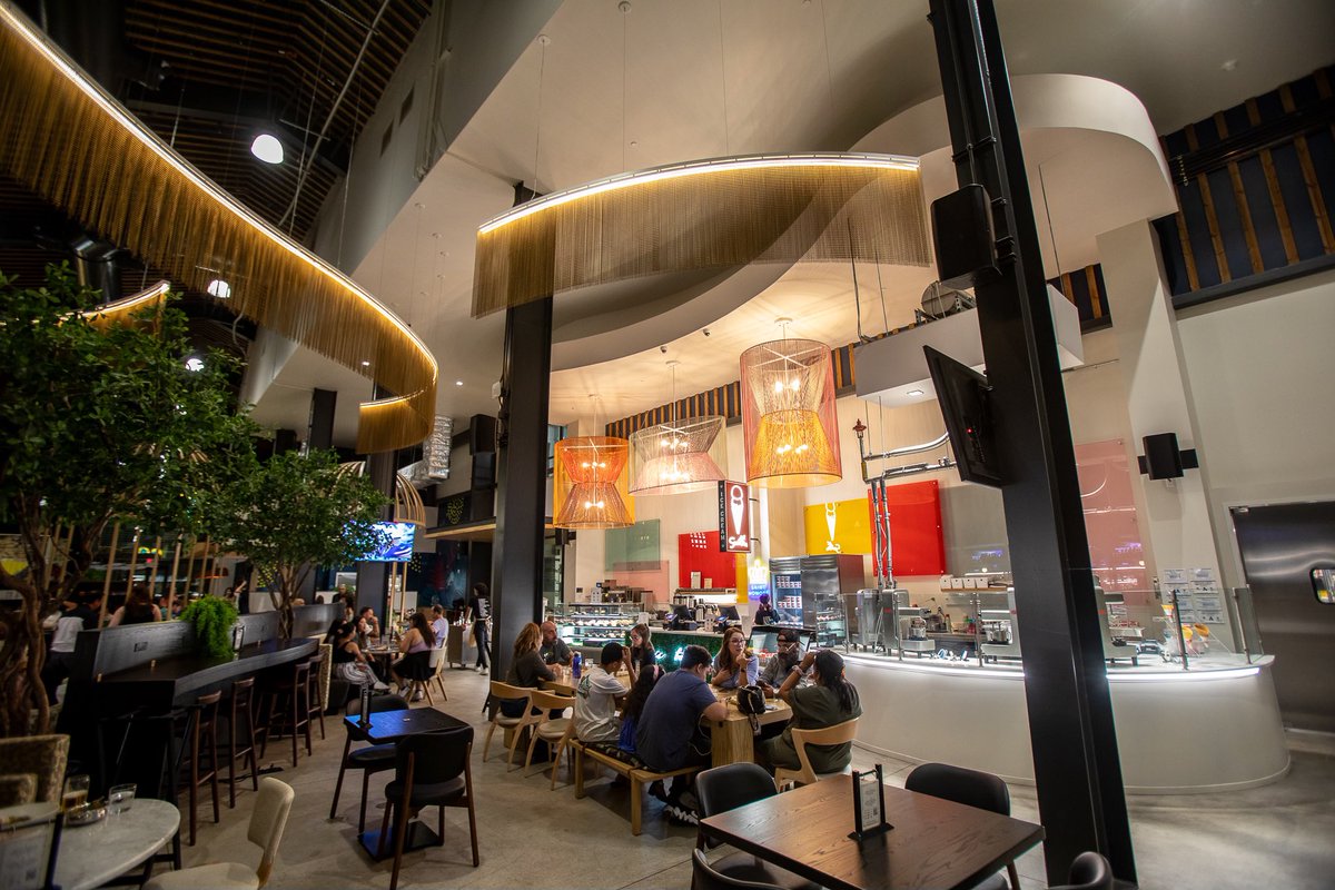 The Market Hall Building is one of a few projects we partnered with Gensler &amp; our manufacturers Acuity Brands, ALUZ, Focal Point, &amp; Peachtree for UnCommons in Vegas. At UnCommons, you can find the hottest food spots, a place to live, &amp; a fun environment to meet up with friends.
