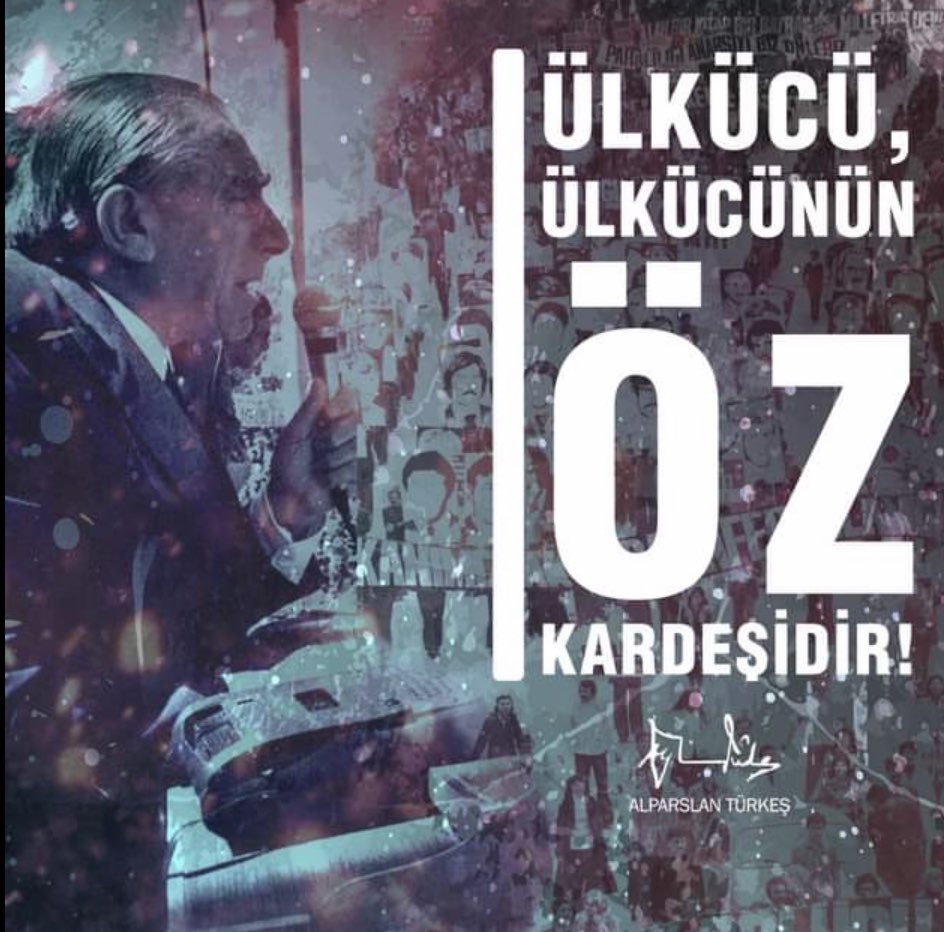 Ülkücü, Ülkücünün Öz Kardeşidir !

Başbuğ Alparslan Türkeş