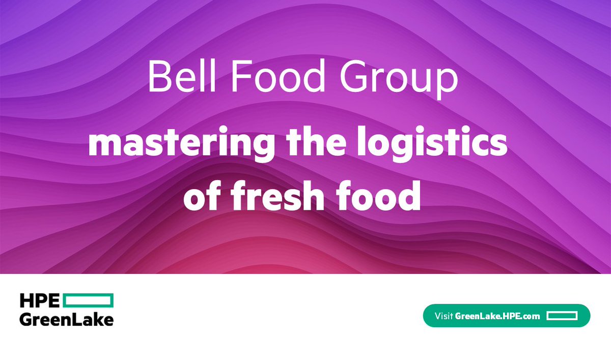 HPE_Compute's tweet image. .@bellfoodgroupag recently worked with HPE to drive innovation and enable workloads at the edge to streamline and digitalize production. Learn how they reduced waste and improved delivery time to 15 countries #HPECompute #HPEGreenLake hpe.to/6010nfHnp