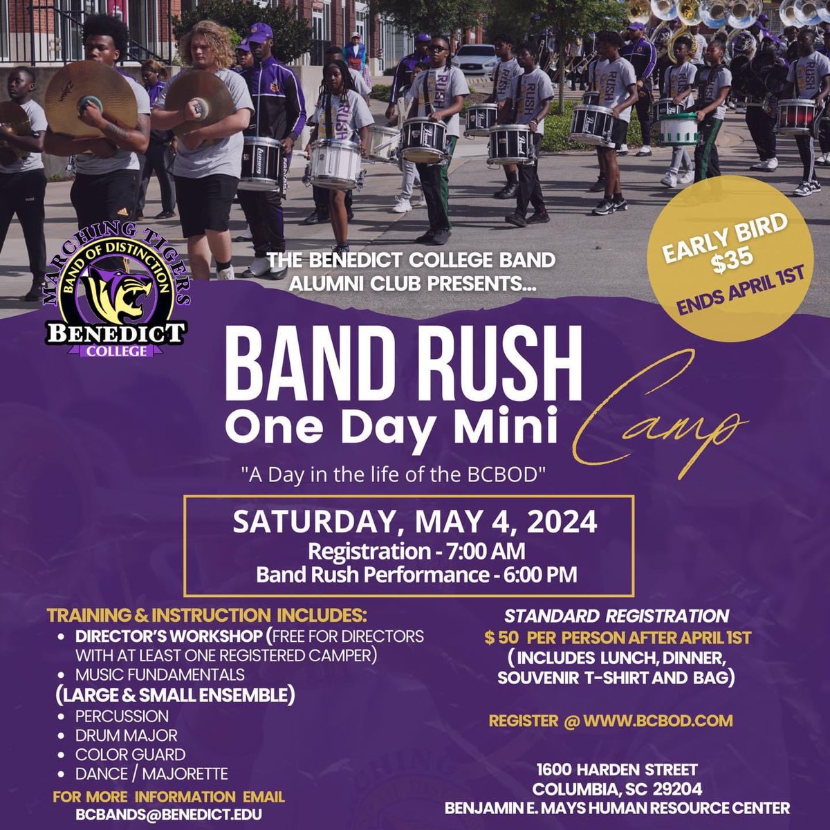 “Are You Ready, Cause Here We Go.” It’s the 2024 BCBOD Band Rush “A Day in the Life of the BCBOD.” Registration is now open. Visit bcbod.com/band-rush-2022 to register and take advantage of our Early Bird Special. #TheBESTofBC #bcbod #feeltherush #fortheculture