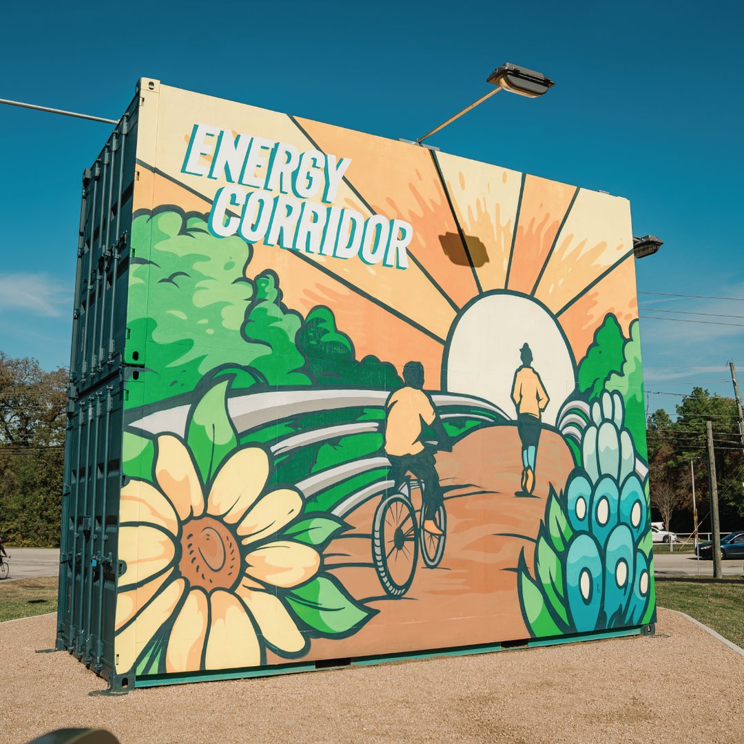 The District has invested in several beautification projects that promote public art around the Energy Corridor. 

These efforts will continue throughout 2024 and we can't wait to see what Houston's amazing artists have in store! 

@UPArtStudio1 #ThriveHere #EnergyCorridor #HTown