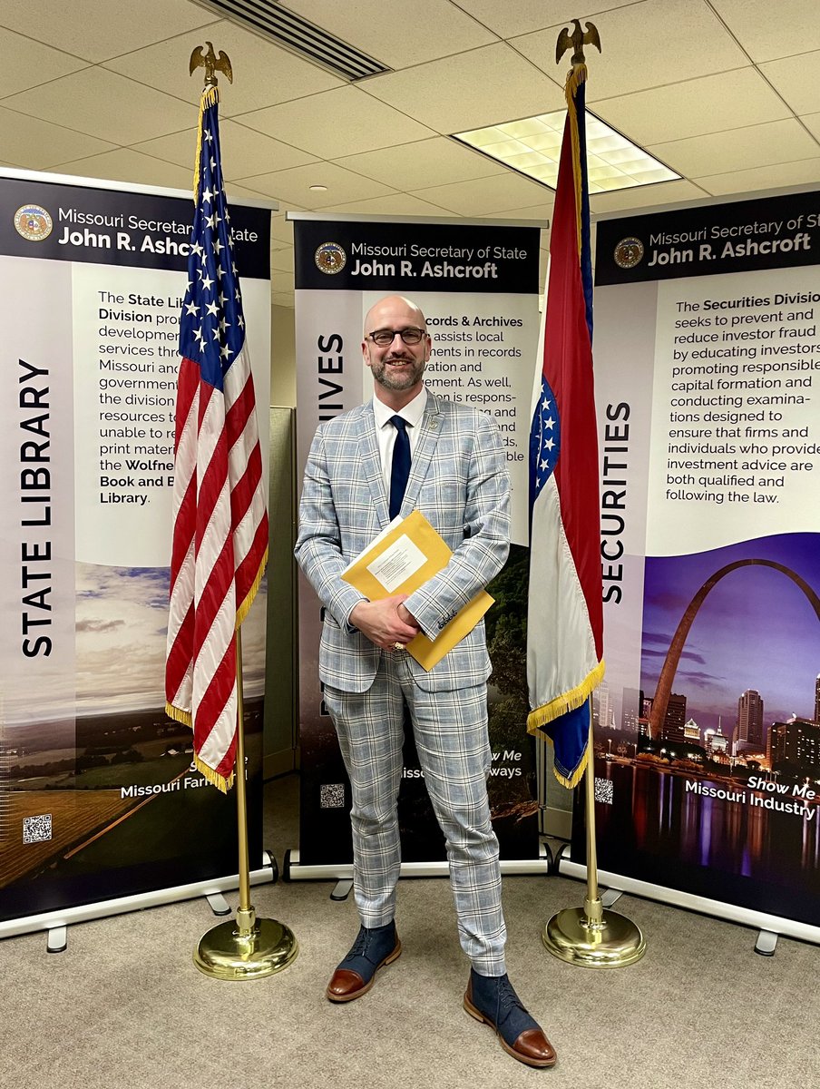Today I officially filed to run for re-election to the Missouri State Senate. With your support, it will be an honor to serve the people of Kansas City &amp; Grandview as Senator for 4 more years.  #moleg