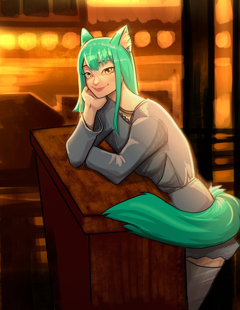 HELLO FRIENDS!
After long time I just done commission for my favorite client <a href="/scopicaplays/">scopica</a>
#commissionopen 
#ArtCommission