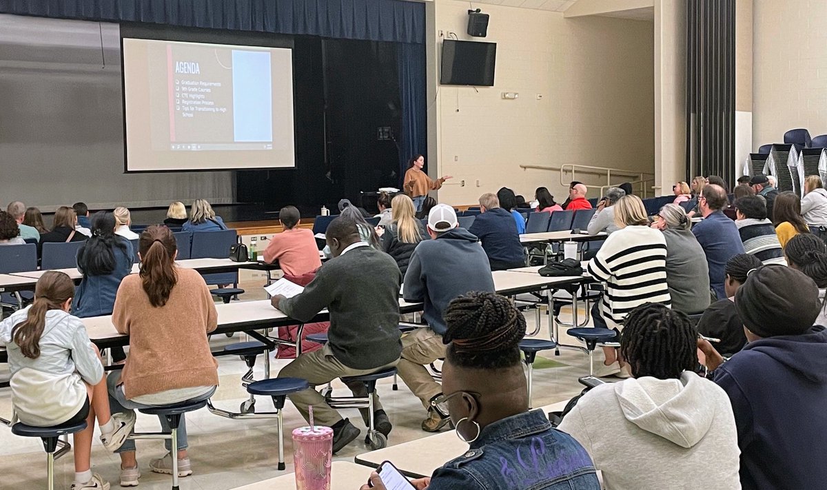 Holly Grove MS (@hollygrovems) on Twitter photo A full cafeteria this evening for our Rising 9th Grade Information Night! Thank Ms. Ottmer for putting together a great presentation! We’re getting our Bulldogs ready for <a href="/HSHSnews/">Holly Springs High</a> <a href="/FuquayVarinaHS/">Fuquay-Varina HS</a> <a href="/WillowSpringHS/">Willow Spring High School</a> A full cafeteria this evening for our Rising 9th Grade Information Night! Thank Ms. Ottmer for putting together a great presentation! We’re getting our Bulldogs ready for <a href="/HSHSnews/">Holly Springs High</a> <a href="/FuquayVarinaHS/">Fuquay-Varina HS</a> <a href="/WillowSpringHS/">Willow Spring High School</a>