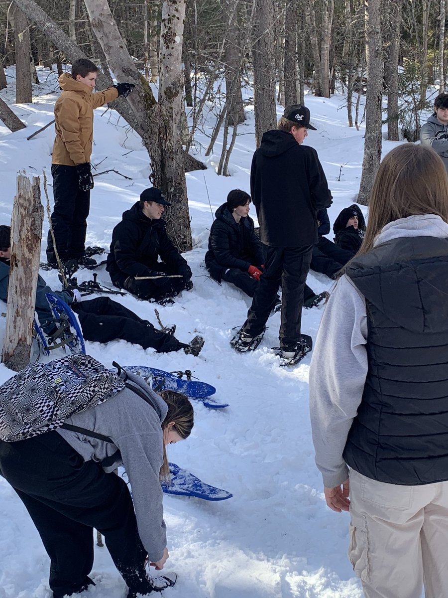 It was a great day for a fire and some marshmallows with some of our finest @school_memorial Phys Ed students. @cbvrce_pe  @troyjjenkins45 #outdoored
