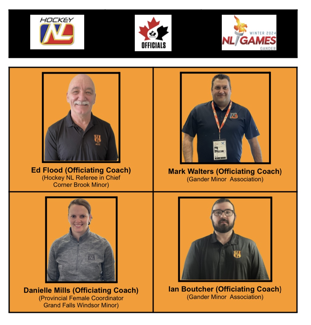 We are excited for the second half of the Winter Games as our Female crews take to the ice Thursday.  We are pleased to announce the female officials selected to work the Female Ice Hockey Championships of the <a href="/nlgames/">NLGames</a> in Gander.  Congratulations to all selected.