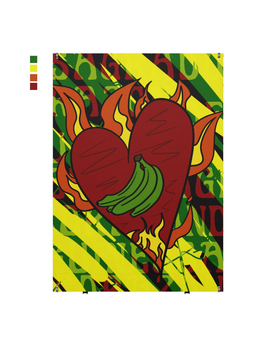 El Sagrado Corazón del Guineo!! 
Prints disponibles, compren que se acaban!! 😁