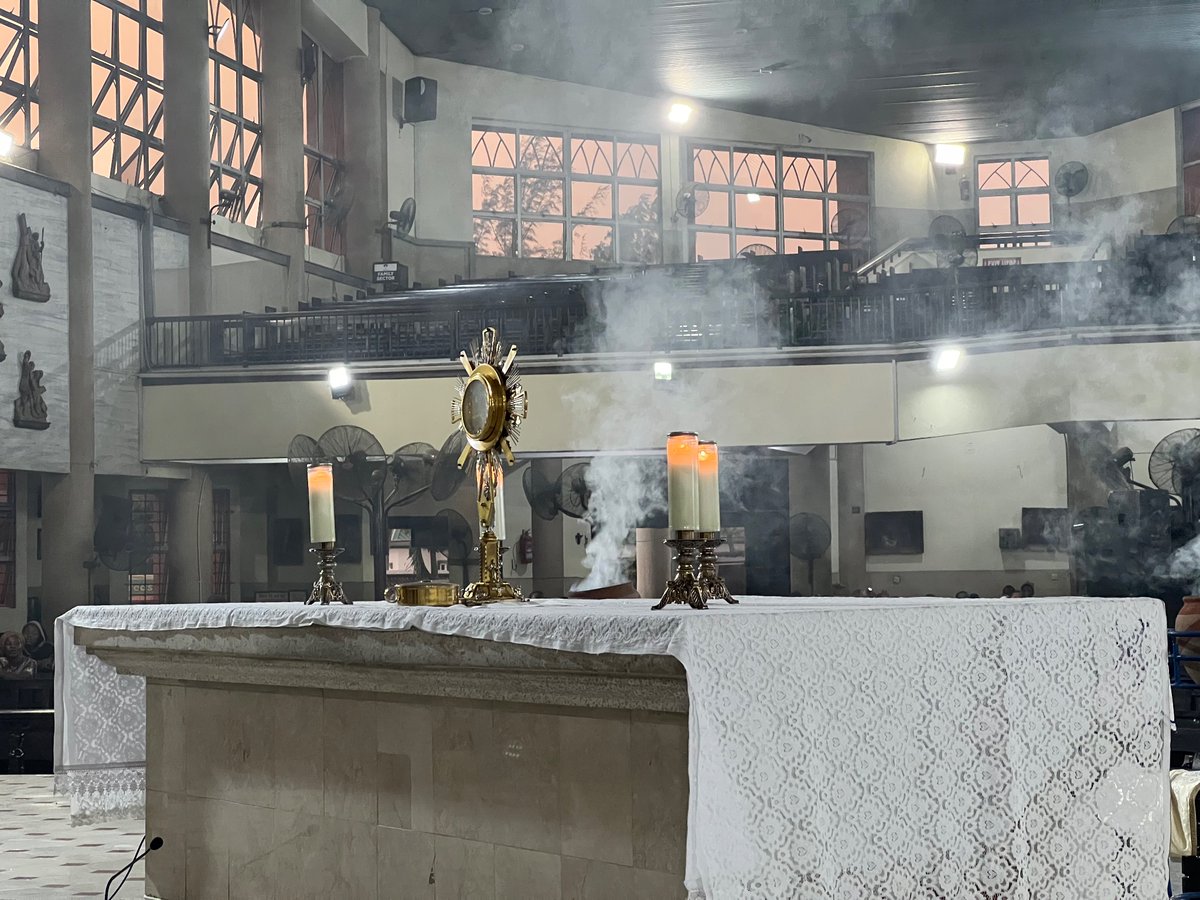 Join us in the Lenten Revival Crusade. Today Wednesday we pray against the camp of the evil one. 
Come with your family as we pray for liberation, upliftment and tearing down of all filthy garments of sin and evil in our lives.

Time: 6:30pm.

GOD BLESS YOU.

#StDominicsYaba