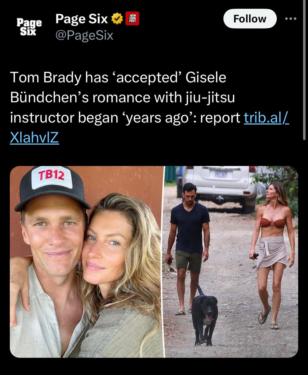 WallStreetMav's tweet photo. Can modern women ever be satisfied? 

“He was just a friend” 

Even Tom Brady got cheated on. https://t.co/6q0dtvpHJK
