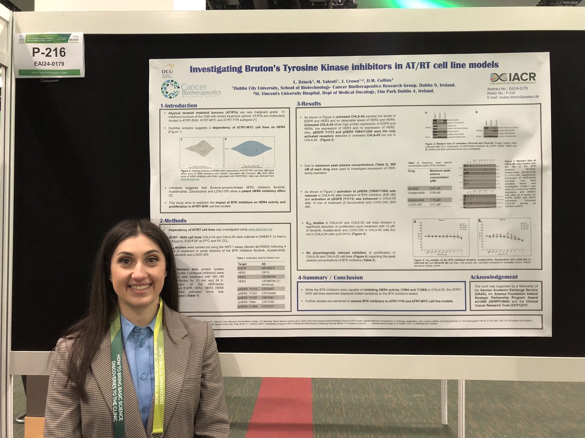 MartaValenti_'s tweet photo. Day 1 at #IACR_EACR_AACR_24! Engaging talks followed by a well-deserved glass of wine! Come have a chat tomorrow at posters P-210 and P-216 to discuss #HER4 - the enigmatic outlier of the HER-family! Let’s dive deep into the latest research together🍷 
@EACRnews @News_IACR @AACR https://t.co/BFBCVbHqga