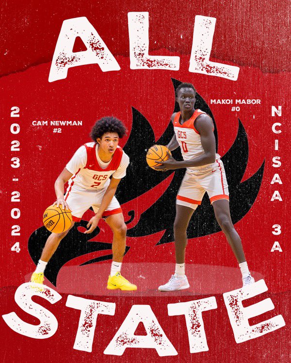 🦅🔥2024 NCISAA 3A All-State🔥🦅

C/O 2026 Cameron Newman
C/O 2024 Makoi Mabor Marier

Congratulations gentlemen!

🦅🏀