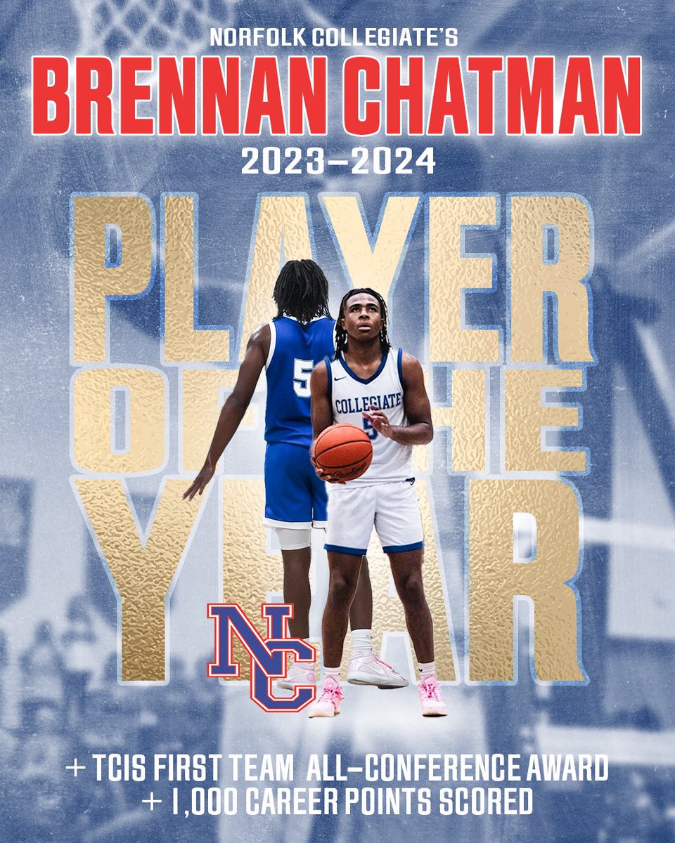 Blessed for all the accomplishments I achieved this season. The biggest one being winning a TCIS championship. Also blessed to be named TCIS Player of the Year, TCIS All Conference First-Team, as well as eclipse 1,000 points. Can’t help but thank my coaches and teammates. #AGTG