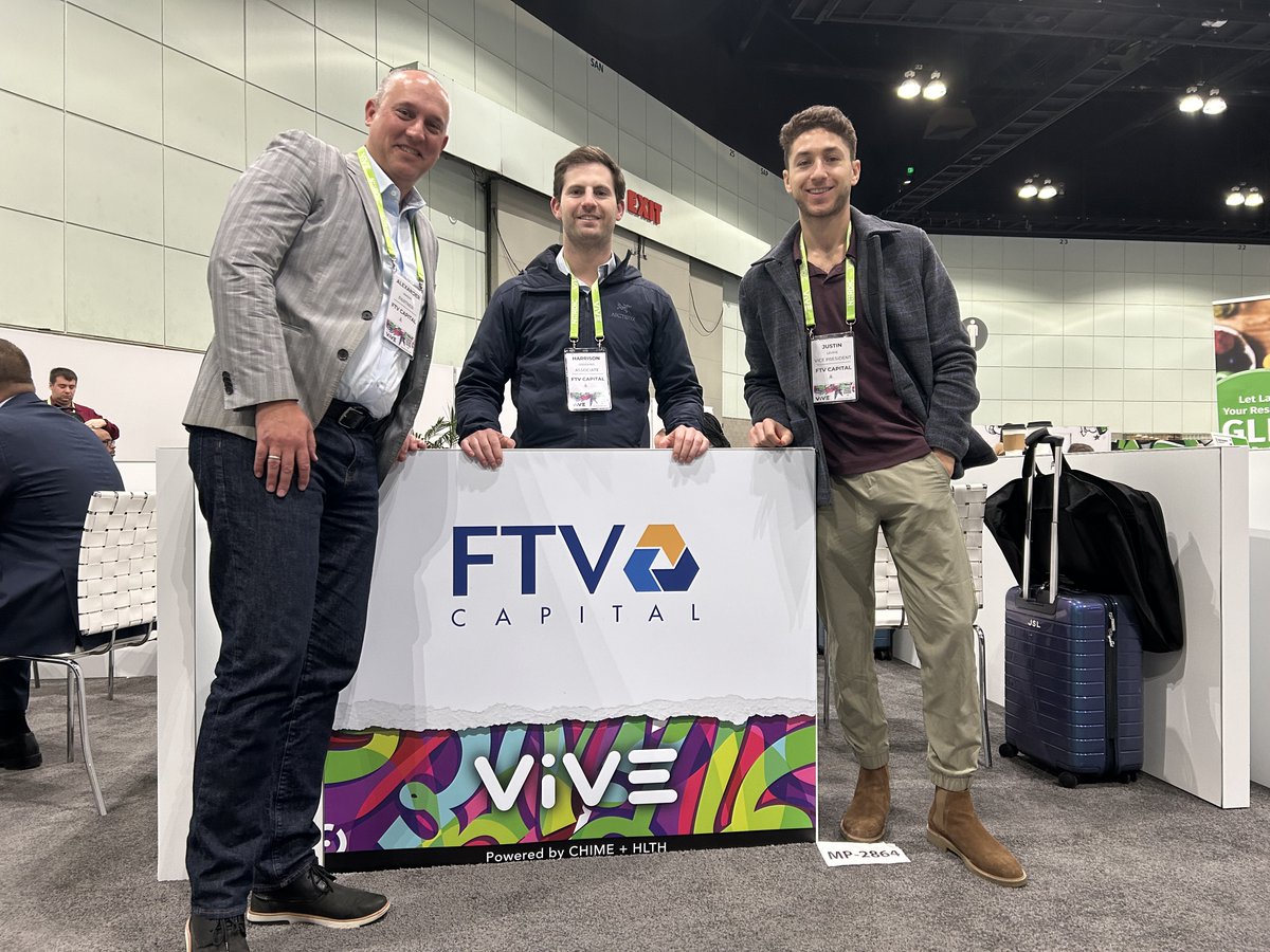 Checking in from ViVE 2024: FTV's healthcare tech investors! 📍
 
What a full week it's been! Great to be here in LA with some of the world's leading digital healthcare innovators, learning about how they're tackling pain points across the vast healthcare industry. A special