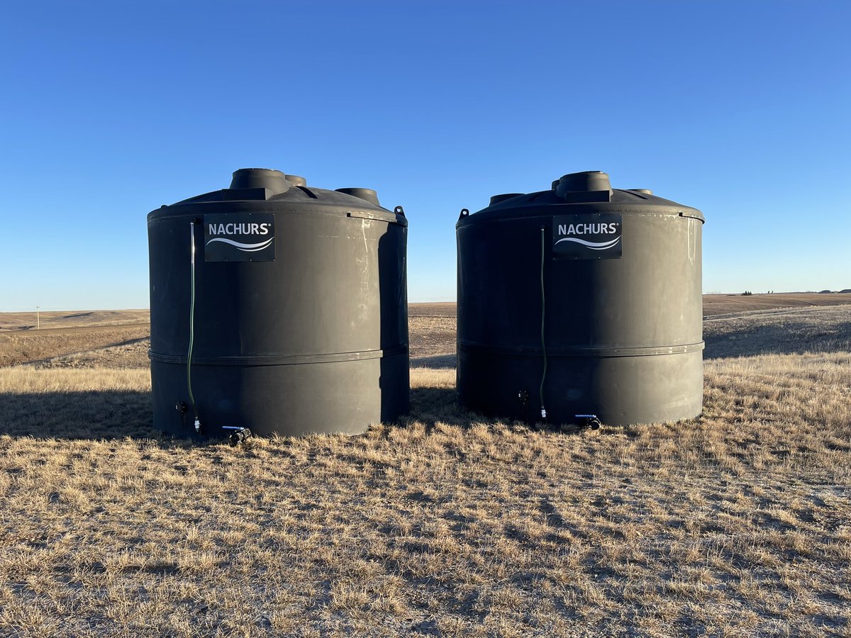 We’ve got several sizes of tanks available for delivery in Montana from our Quality Molded Plastics in SK.  Let us know if you have fertilizer storage needs for spring! #nachurs #biok #g22 #trapshot #plant24