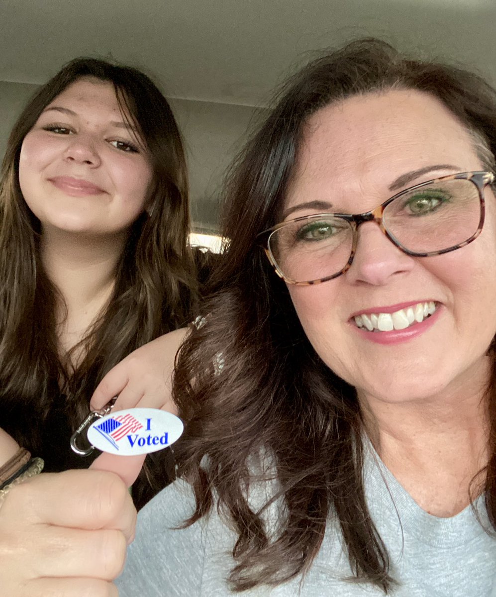 Voted with my sweet girl today! ❤️
#ReevesAchieves #ProsperProud #AdventureAwaits