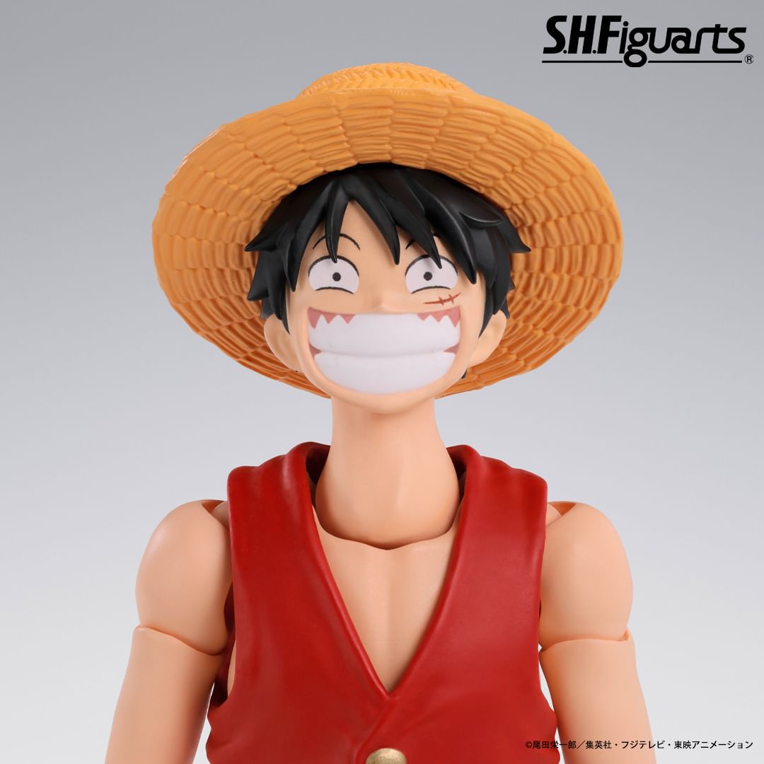 TamashiiNations's tweet image. S.H.Figuarts is releasing a brand new model of NAMI -ROMANCE DAWN- as she first appears in the anime series ONE PIECE!  Includes her staff, a treasure chest, &amp;amp; parts for MONKEY.D.LUFFY -ROMANCE DAWN- *sold separately.

More info soon!

#nami #onepiece #shfiguarts #tamashiinations